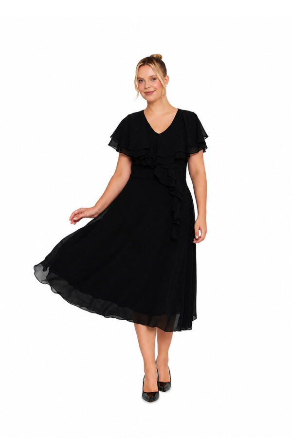 Grace Midikleid – Schwarz