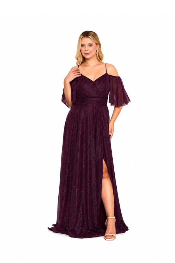 Grace Maxikleid Ballkleid – Plum