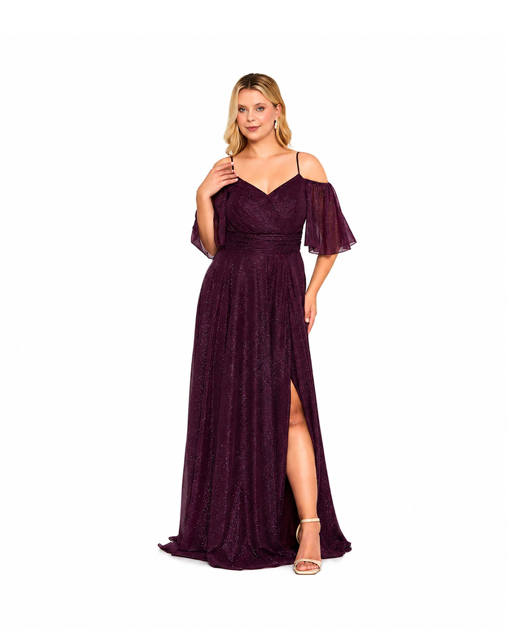 Grace Maxikleid Ballkleid – Plum