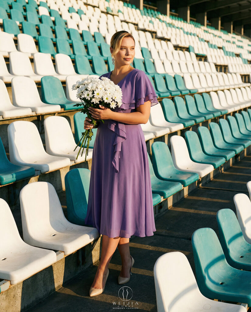 Grace Midikleid – Lavendel