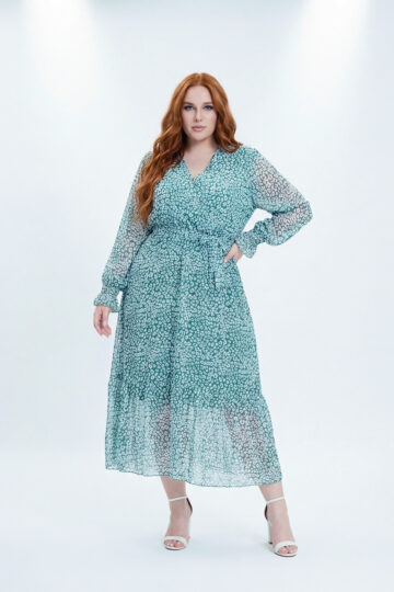 Bloom – Florales Maxikleid in skobeloff
