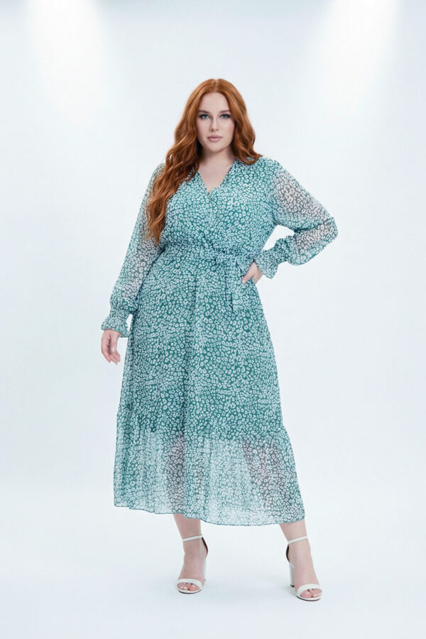 Bloom – Florales Maxikleid in skobeloff