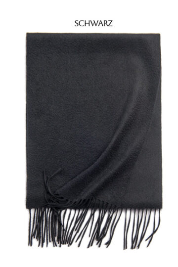 WEIJIA Cashmere Black Schal 30*164+8*2