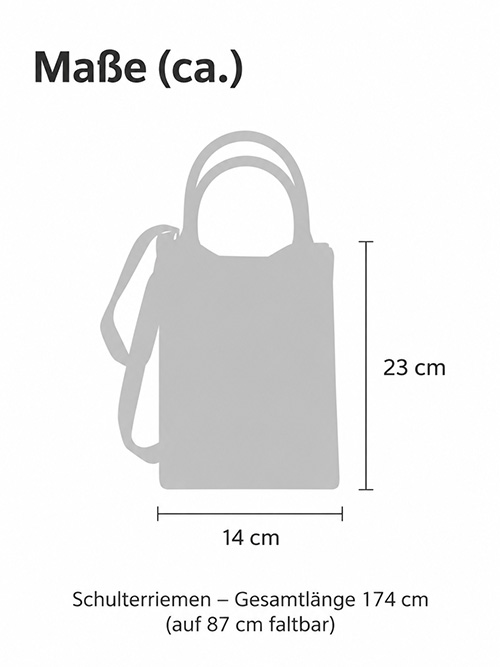 WAVE - Mini Stricktasche mit Wellenmuster – Bild 5